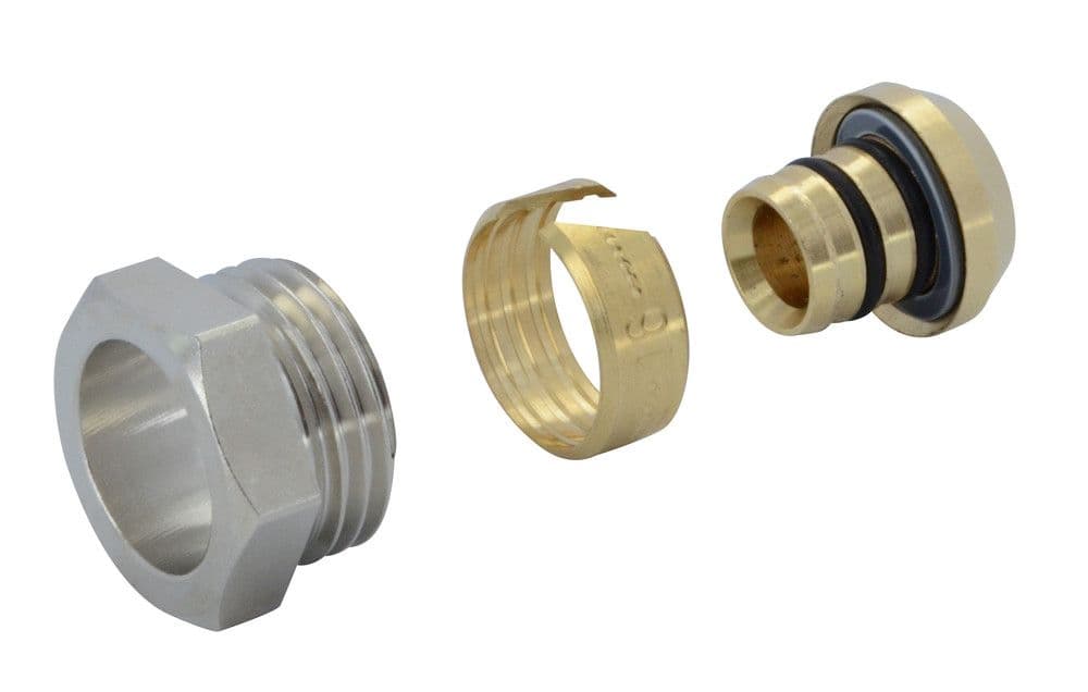 intro raccord de connexion 1/2" M eurocône Pex-Alu 16 x 2 mm par pièce vue 1