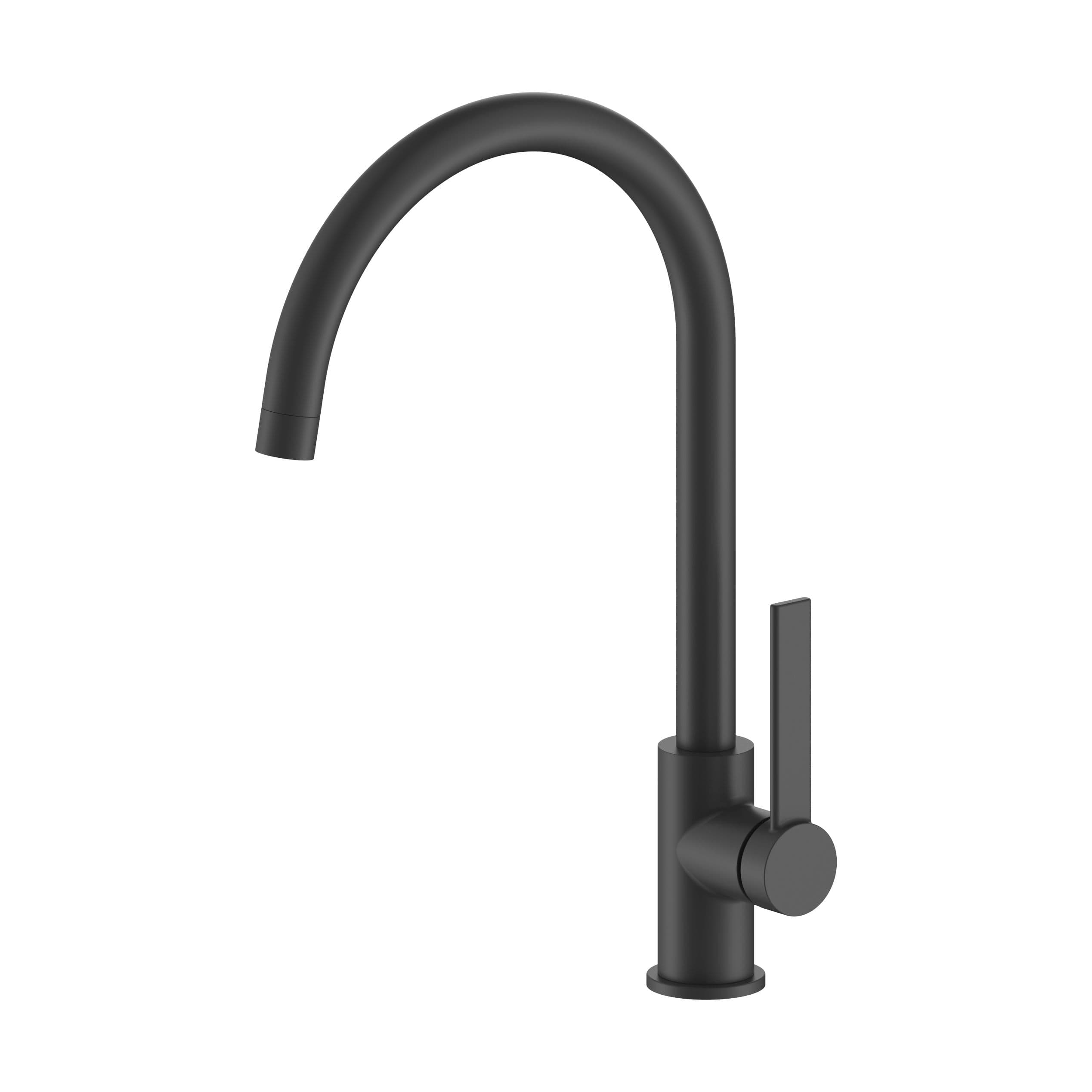 ALONI EDGE MITIGEUR DE CUISINE - BEC PIVOTABLE - NOIR MAT vue 1