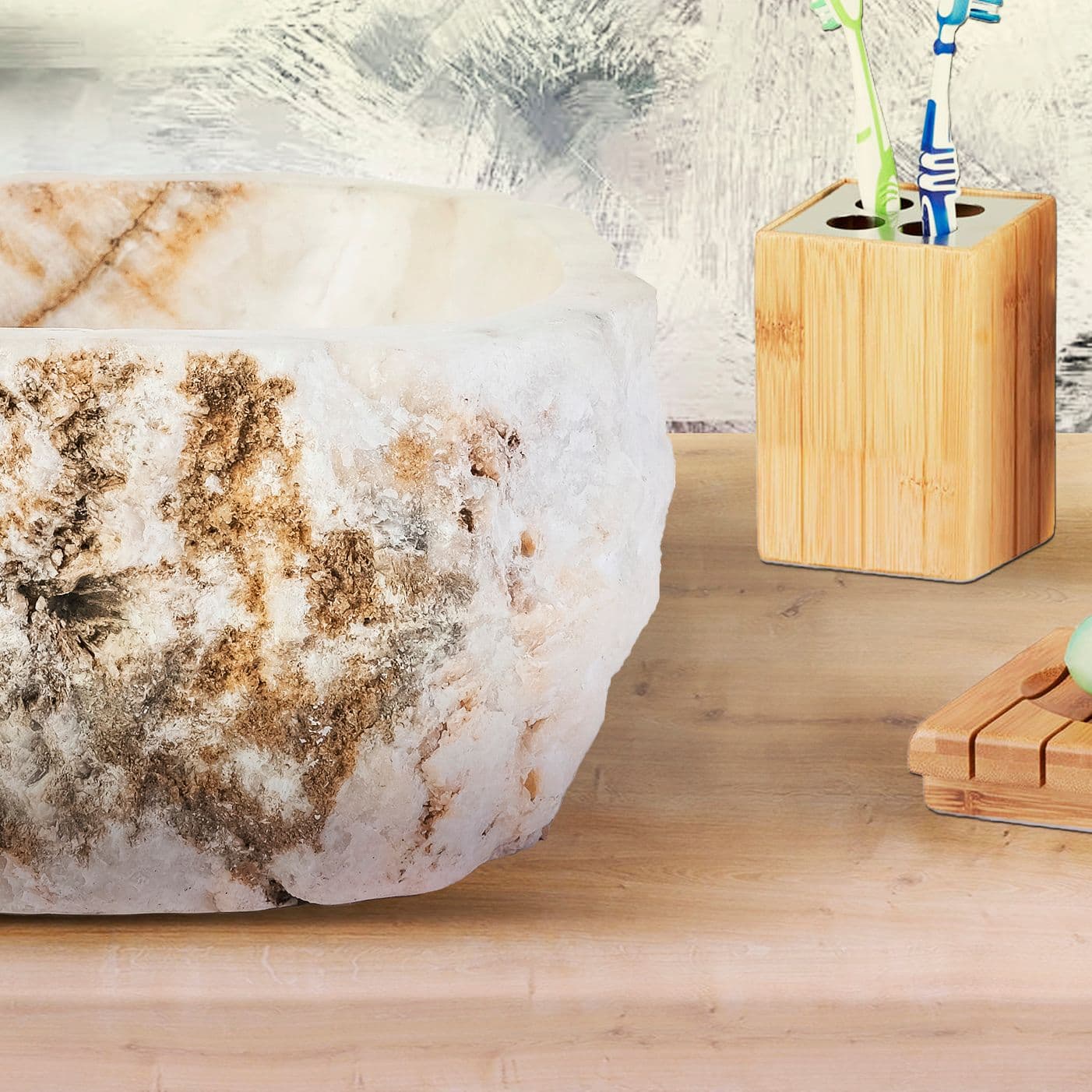 VASQUE NATUREL SUNSET ONYX 30-35X15CM vue 1