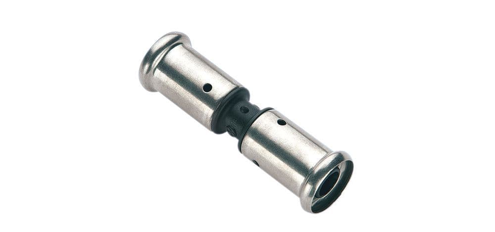 Henco PVDF raccord droit 63-63 vue 1