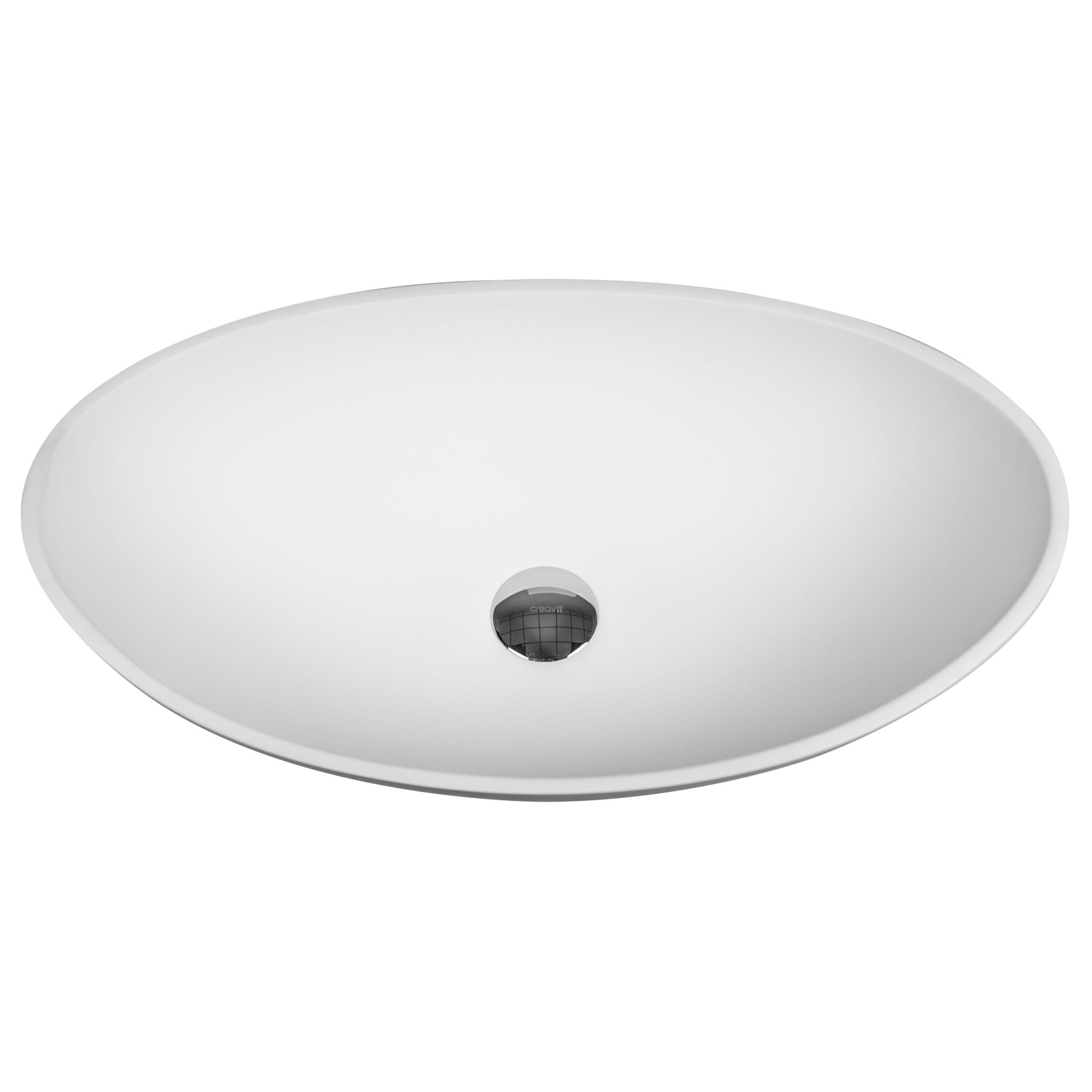 ALONI ATLAS LAVABO EN SOLID SURFACE (57X33X16CM) - BLANC vue 1