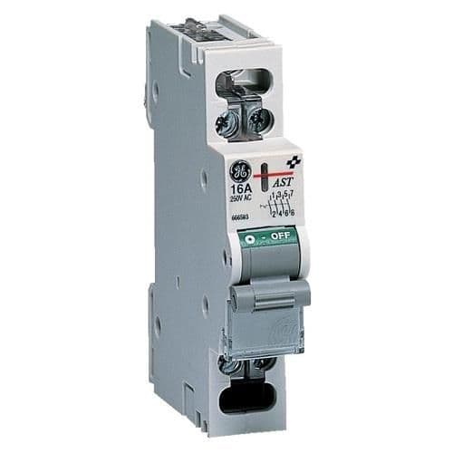 Aster switch with signal lamp 32A 2 NO 240V~ vue 1