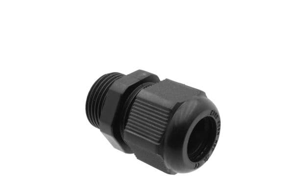 PVC wartel - metrische trekontlasting M20 - Zwart - IP68 20mm vue 1