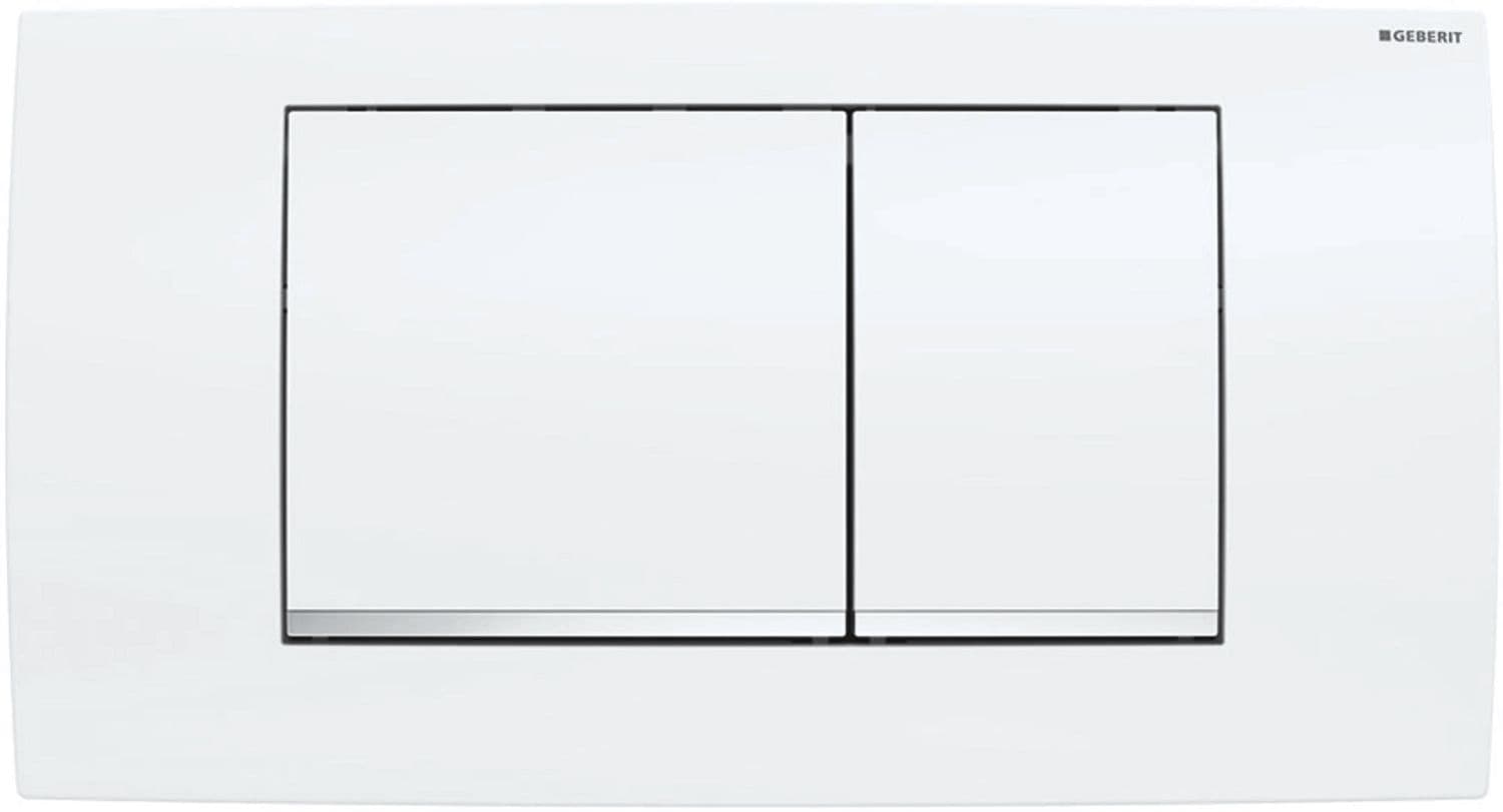 DUWPLAAT 2-TOETS TWINLINE 30 GEBERIT WIT vue 1