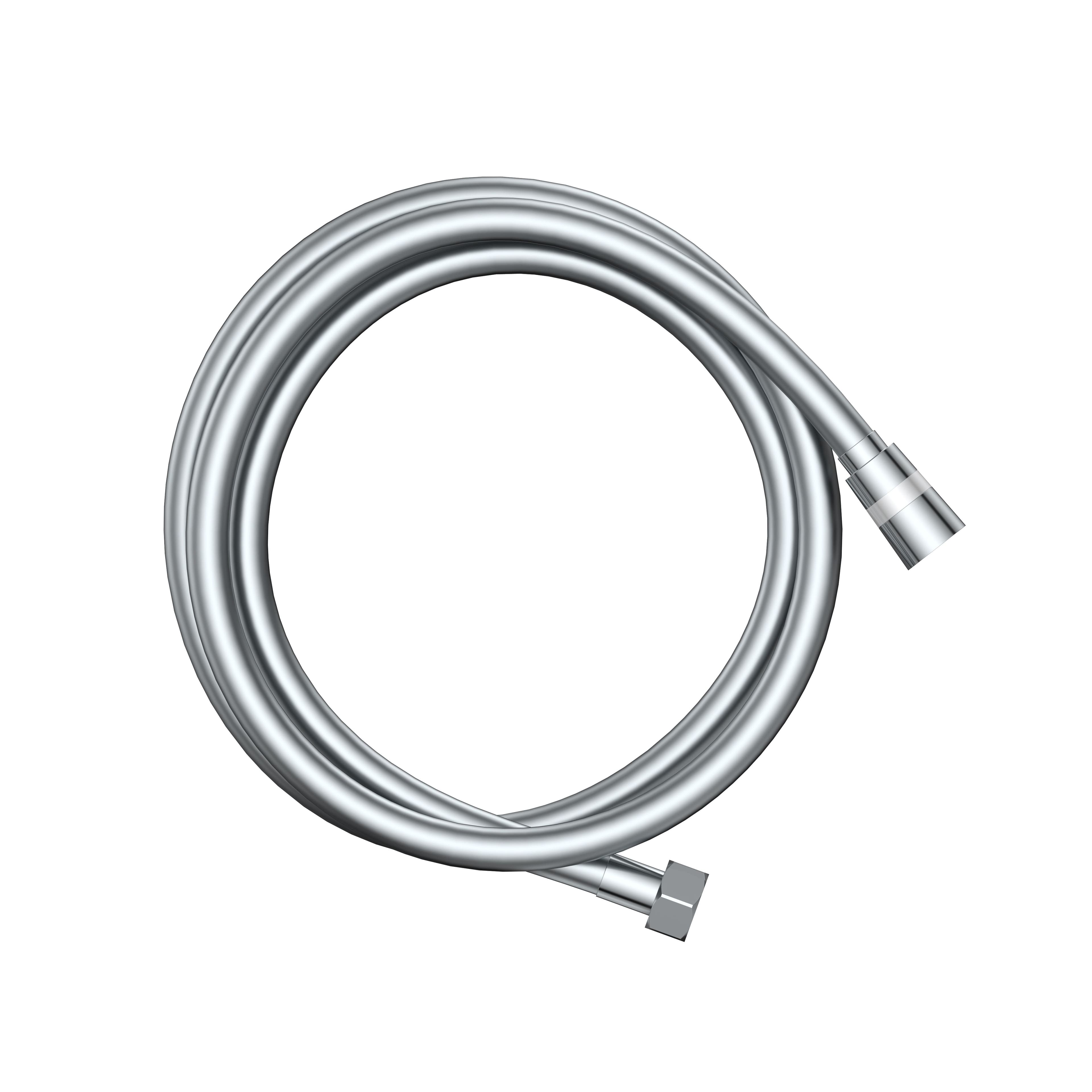 ALONI AQUAFLEX DOUCHESLANG - ANTI TWIST - KUNSTSTOF - 150 CM - CHROOM vue 1