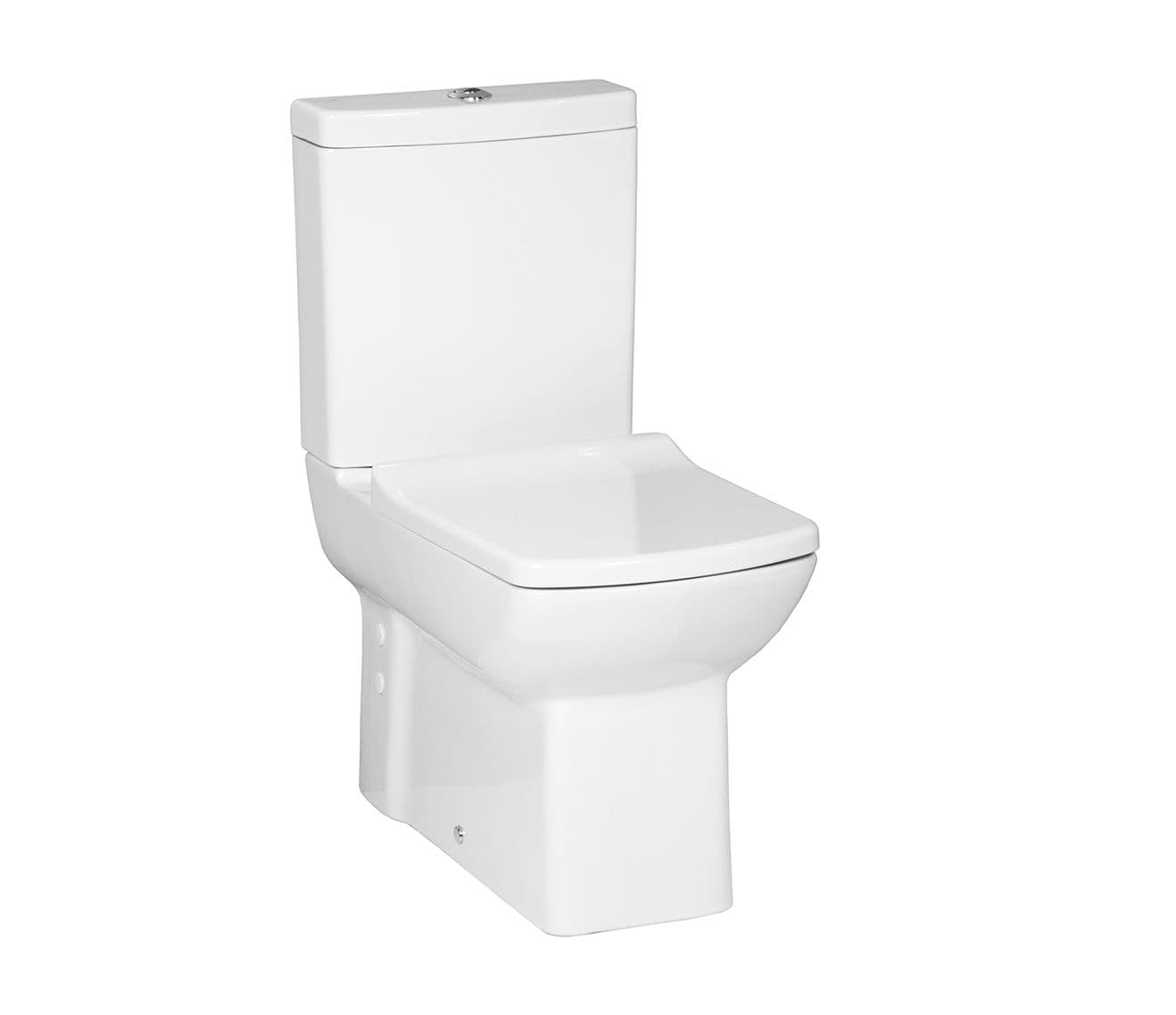 LARA CUVETTE WC À POSER, SANS HYGIÈNE (BIDET), SORTIE MUR/VERTICALE BLANC vue 1