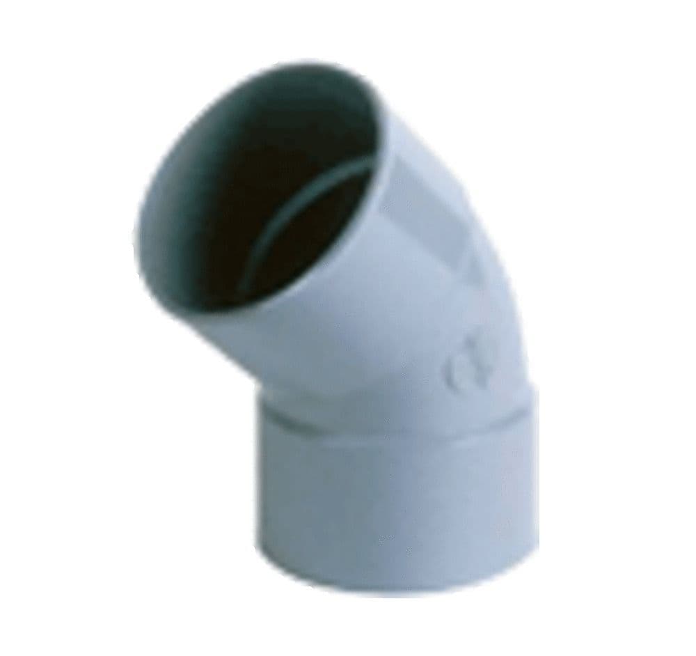 Nicoll raccord à coller PVC coude 45° FF D 32 gris vue 1