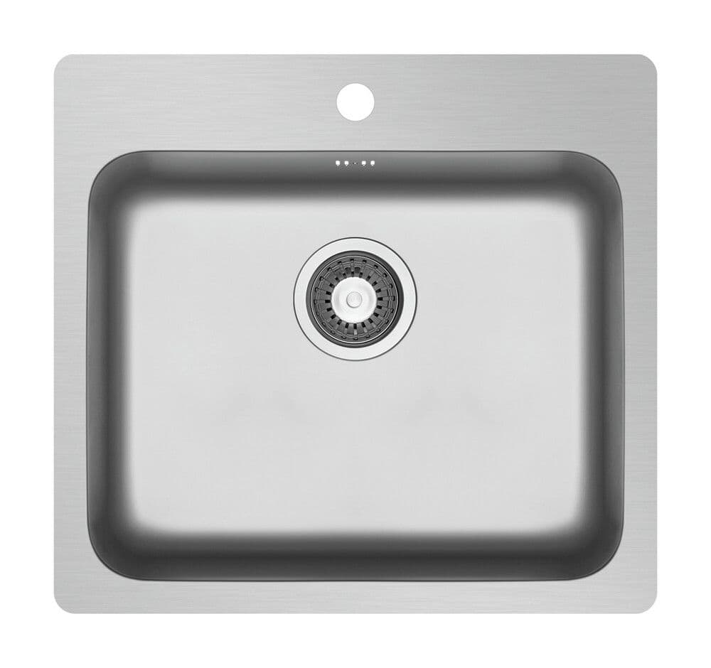 GO by Van Marcke Lia ForU spoeltafel compleet 560x520mm 1bak RVS afvalklep vue 1