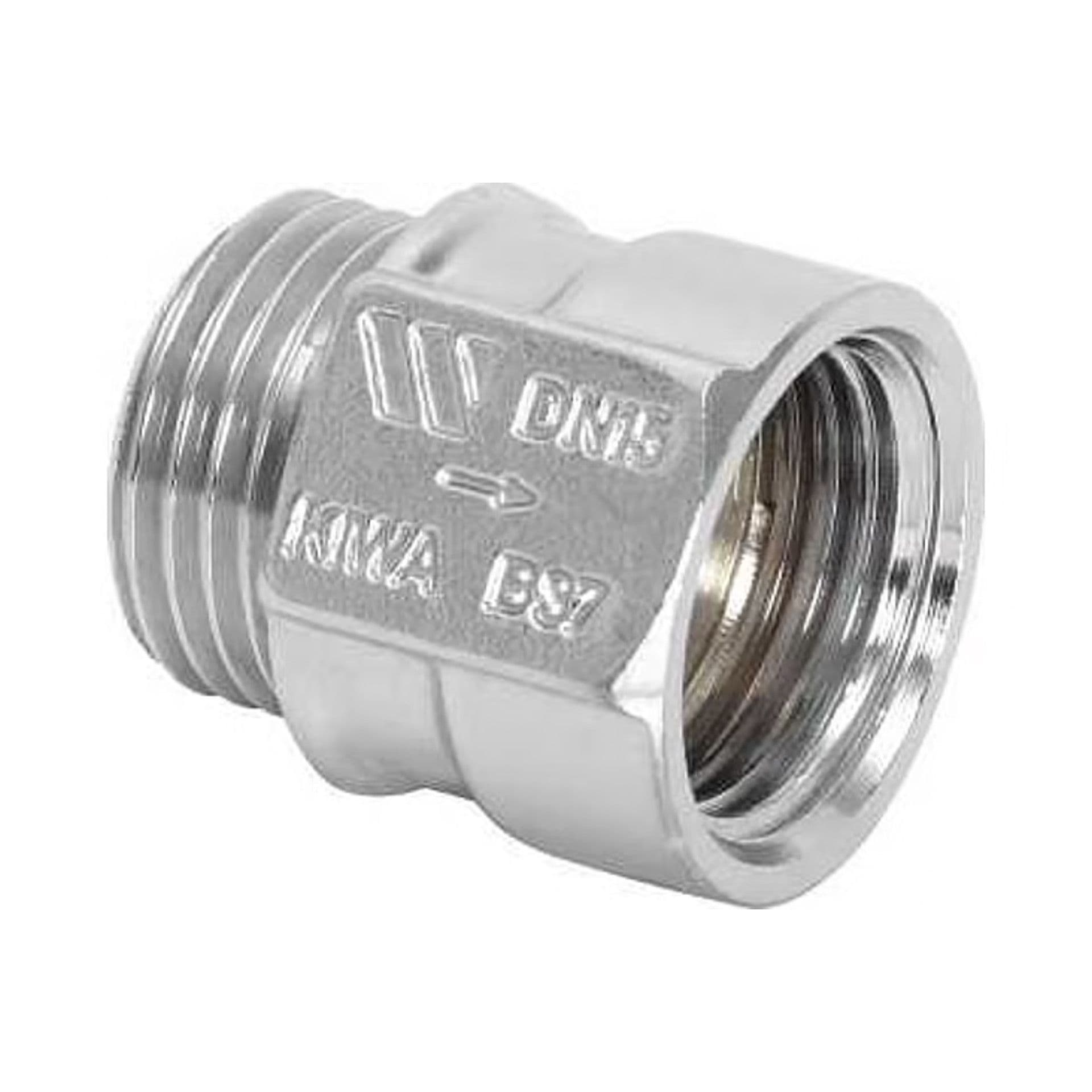 MINI CLAPET ANTI RETOUR TYPE B 1/2 MXF CHROME vue 1