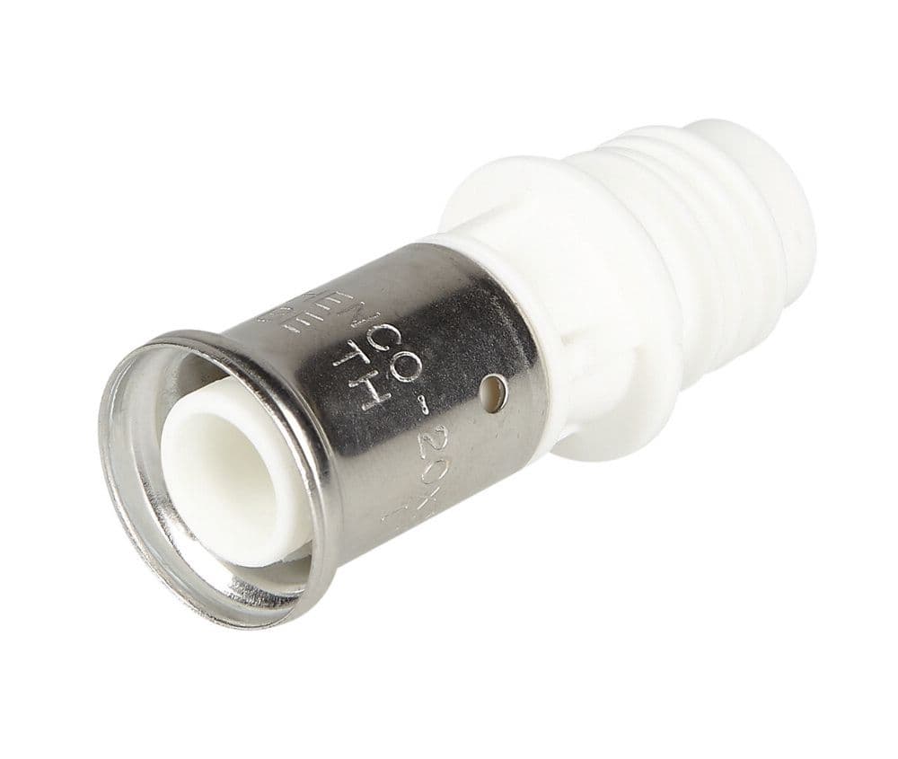 Henco départ pour collecteur à sertir droit D20 mm vue 1