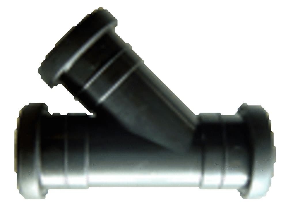 Pipelife PP pièce-T 45° FFF noir D 125 vue 1