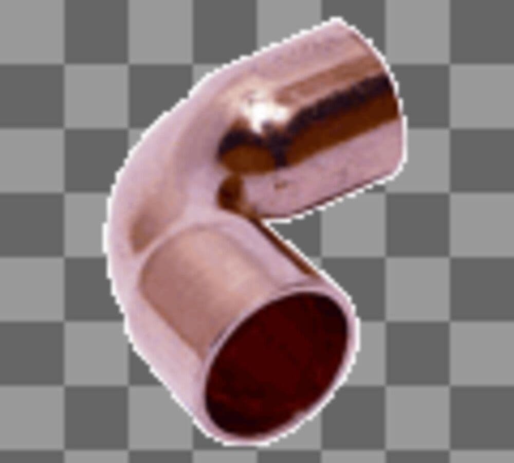 Conex Bänninger elbow 90° copper étiré FF 22 vue 1