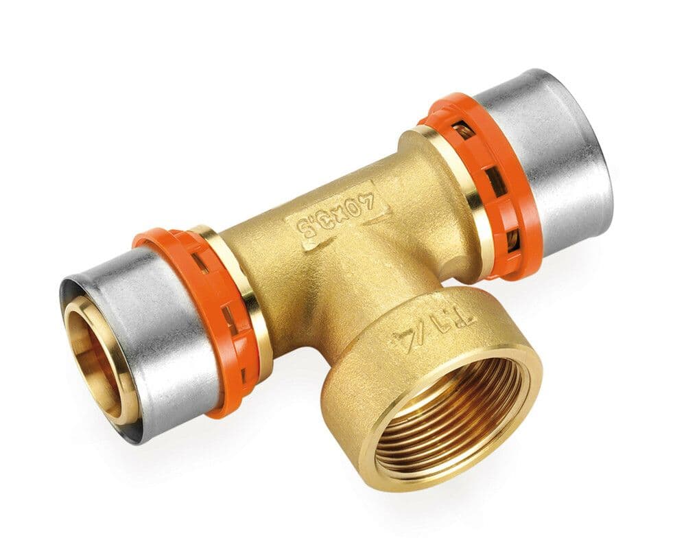SYSTEMPEX T-stuk VPE-Alu-buis persen 50-6/4F-50 vue 1