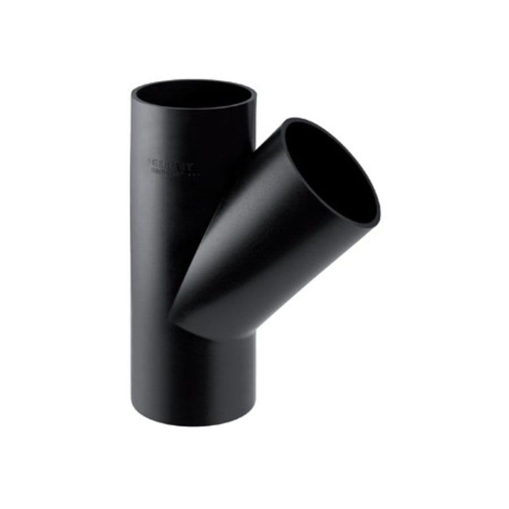 Geberit décharge en PE Té simple 45° 90X56 vue 1