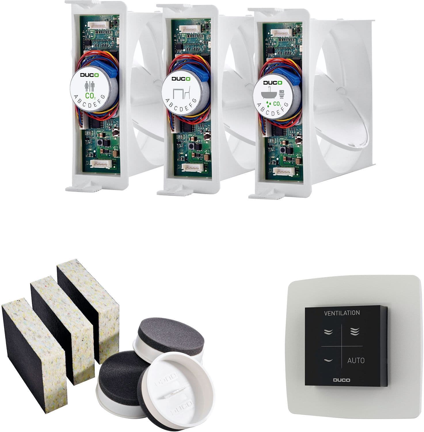 BASISPAKKET VOOR DUCOBOX FOCUS ZWART/WIT vue 1