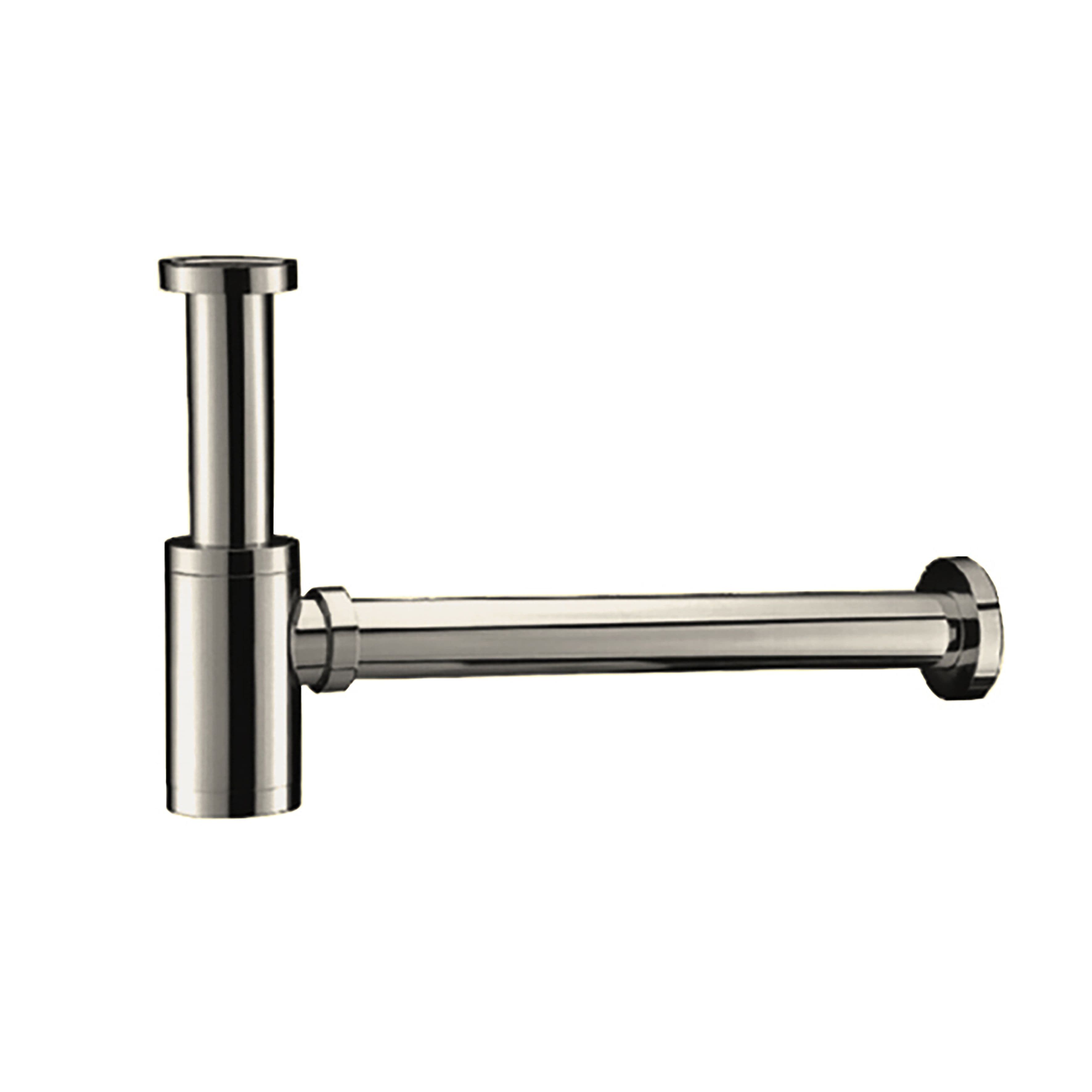 UNIFORMA SIFON VOOR WASTAFEL EN FONTEIN - GEBORSTELD RVS vue 1