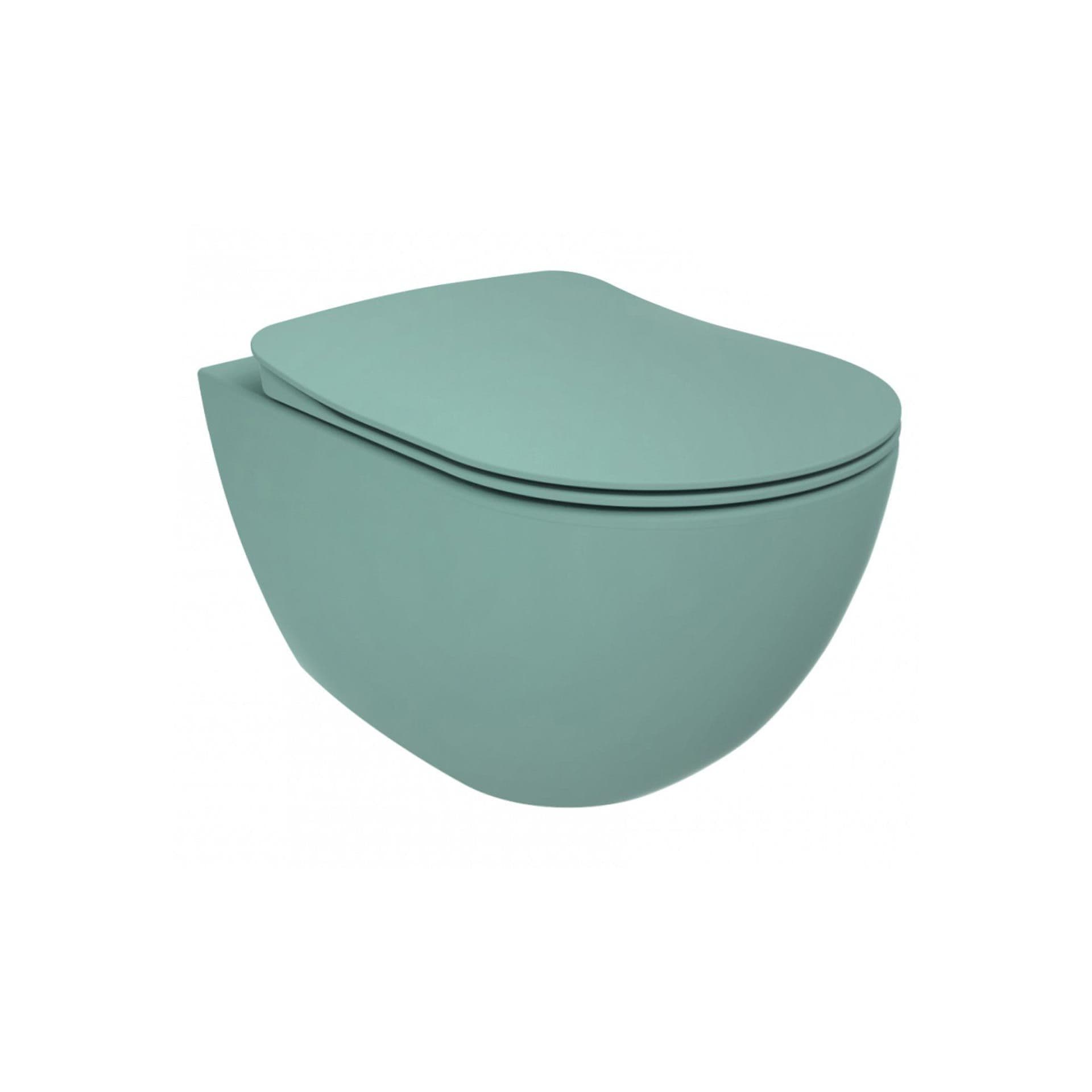CREAVIT FREE HANGTOILET  - RANDLOOS - ZONDER ZITTING - MAT NIJLGROEN vue 1