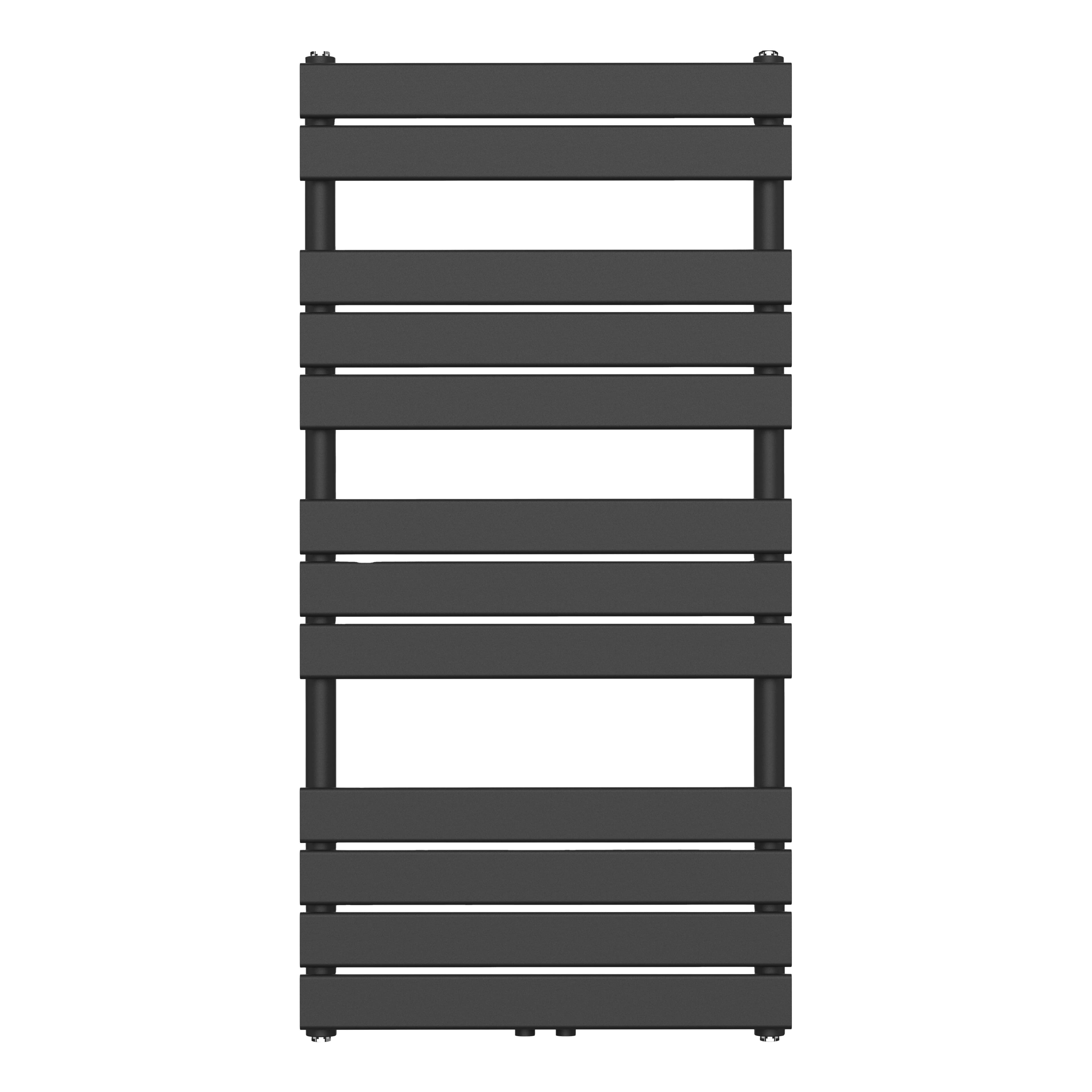 HANDDOEK RADIATOR MIDDEN AANSLUITING ZWART 1200X600-681W vue 1