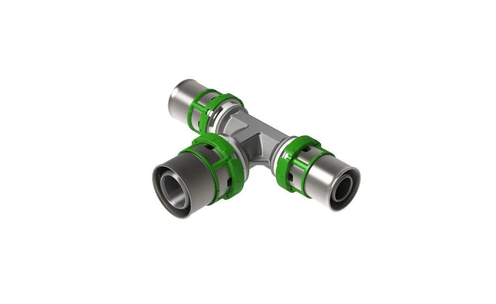 Comap Skinpress T gereduceerd Multiskin meerlagenbuis aansluiting 3x32-26-26 vue 1