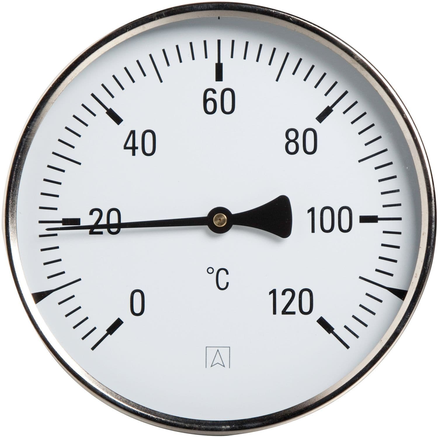 BIMETAAL THERMOMETER D80 45MM 1/2" vue 1