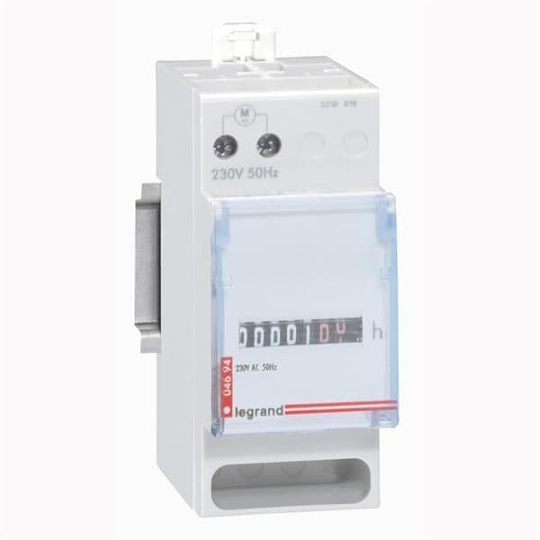 Modular hour meter totalizer - 230V~ - 50Hz - 2 modules vue 1