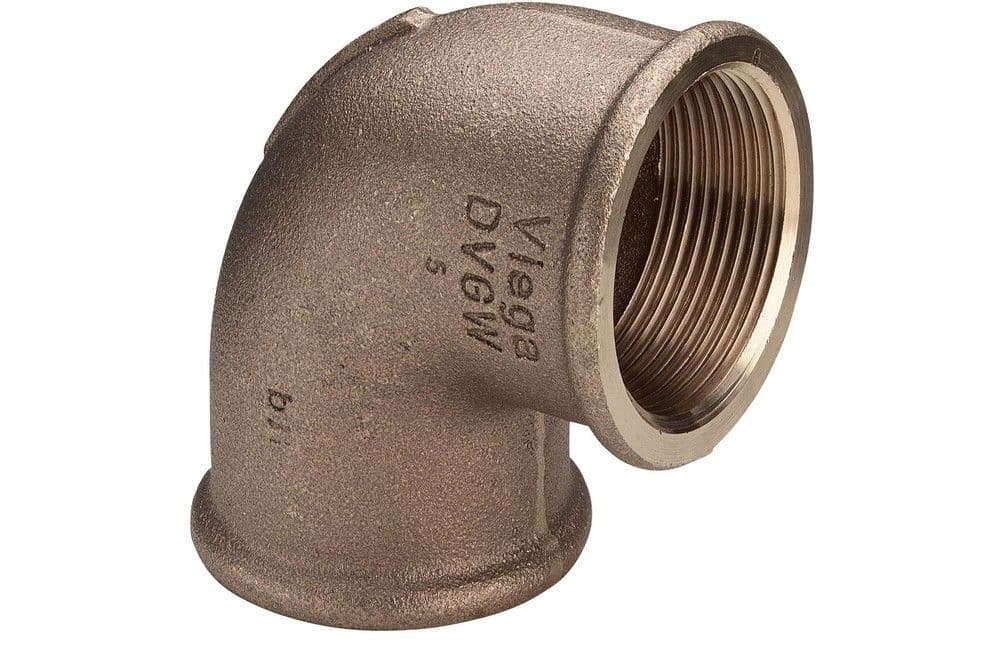 Viega knie 90° brons 3/8"FF vue 1