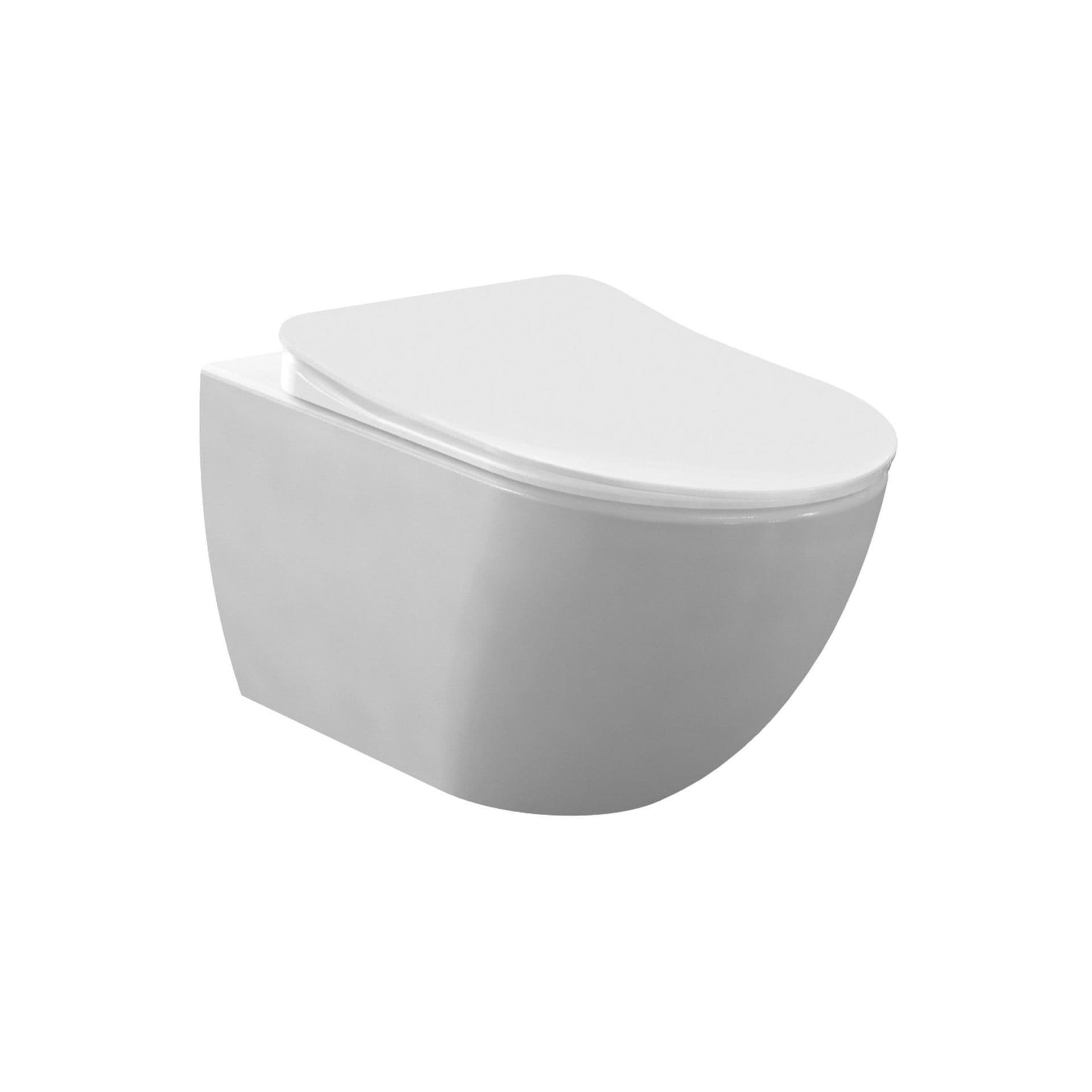 CREAVIT FREE WC SUSPENDU – SANS BRIDE – SANS ABATTANT – BLANC MAT vue 1
