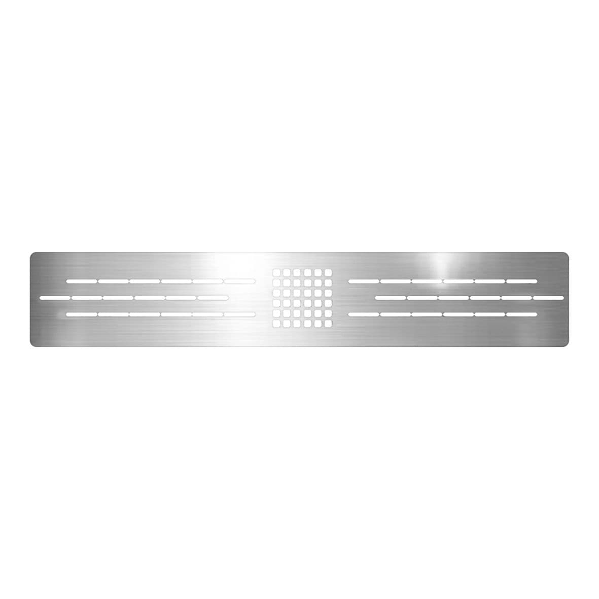 AFVOER DEKSEL CHROOM VOOR ELITE 90 cm vue 1