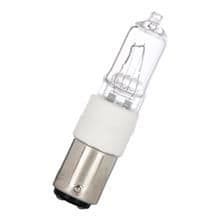 Hoogspanningshalogeenlamp Ba15d 240V 70W Eco helder 1200lm 2000u 19 x 66mm vue 1