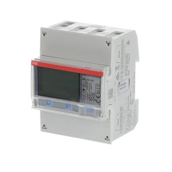Energy meter B range 3 x 230 / 400Vac, 65A, pulse, B (cl 1), Silver, modbus vue 1