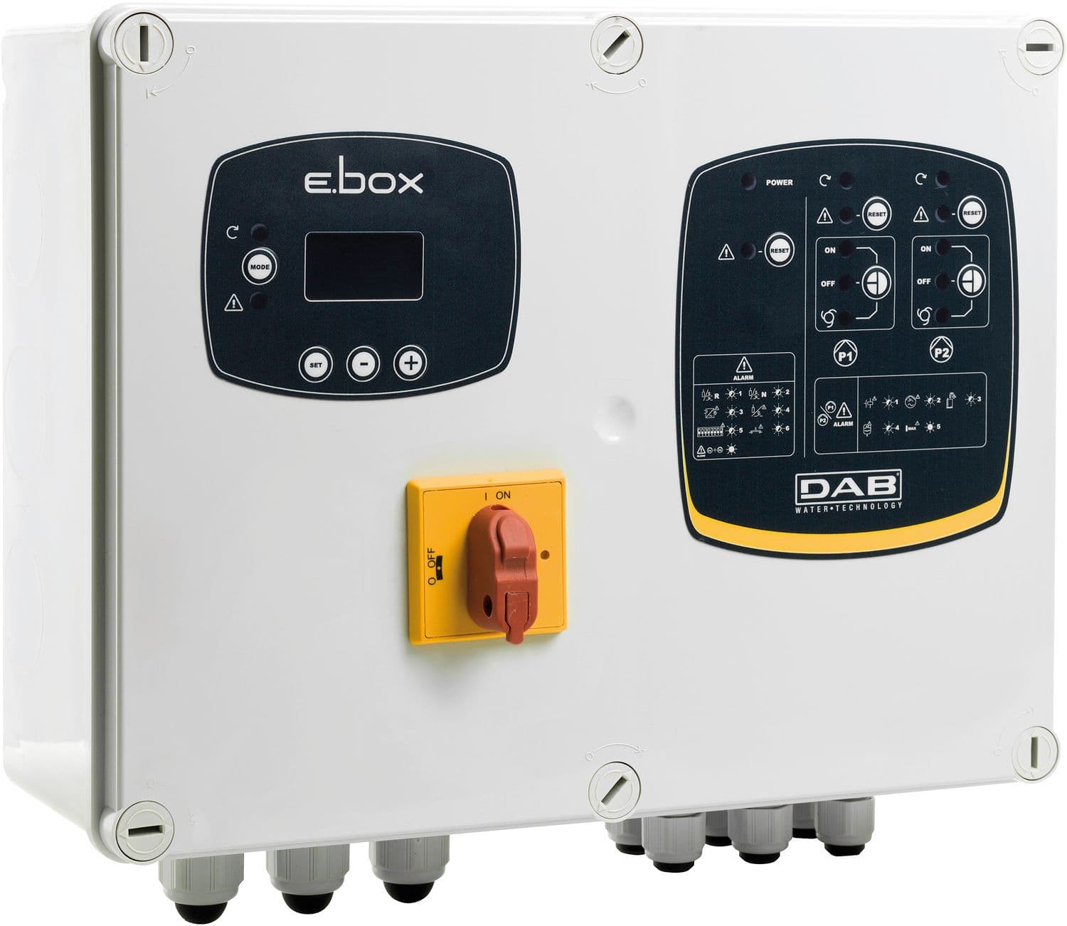 NG PANEL  E.BOX PLUS DAB MONO/TRIFASIG 1-2POMPS vue 1