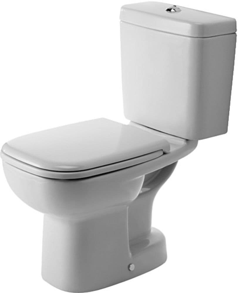 Duravit D-Code staande wc met verticale uitgang vue 1
