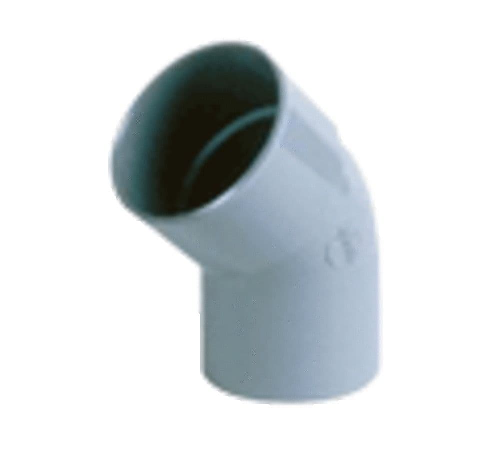 Nicoll raccord à coller PVC coude 45° MF D 100 gris vue 1