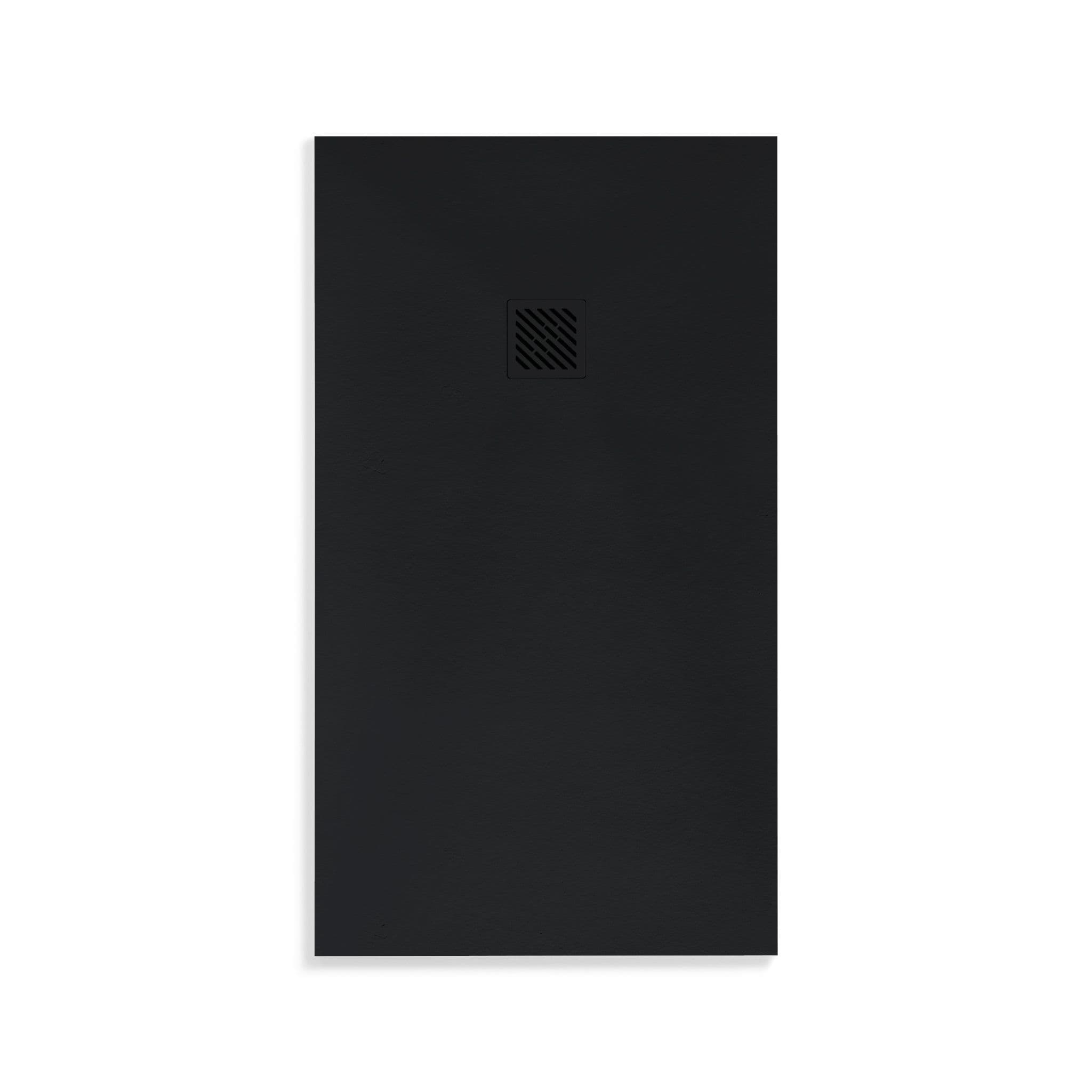 ALONI MADISON RECEVEUR DE DOUCHE - COMPOSITE - 100X100X3CM - NOIR MAT vue 1