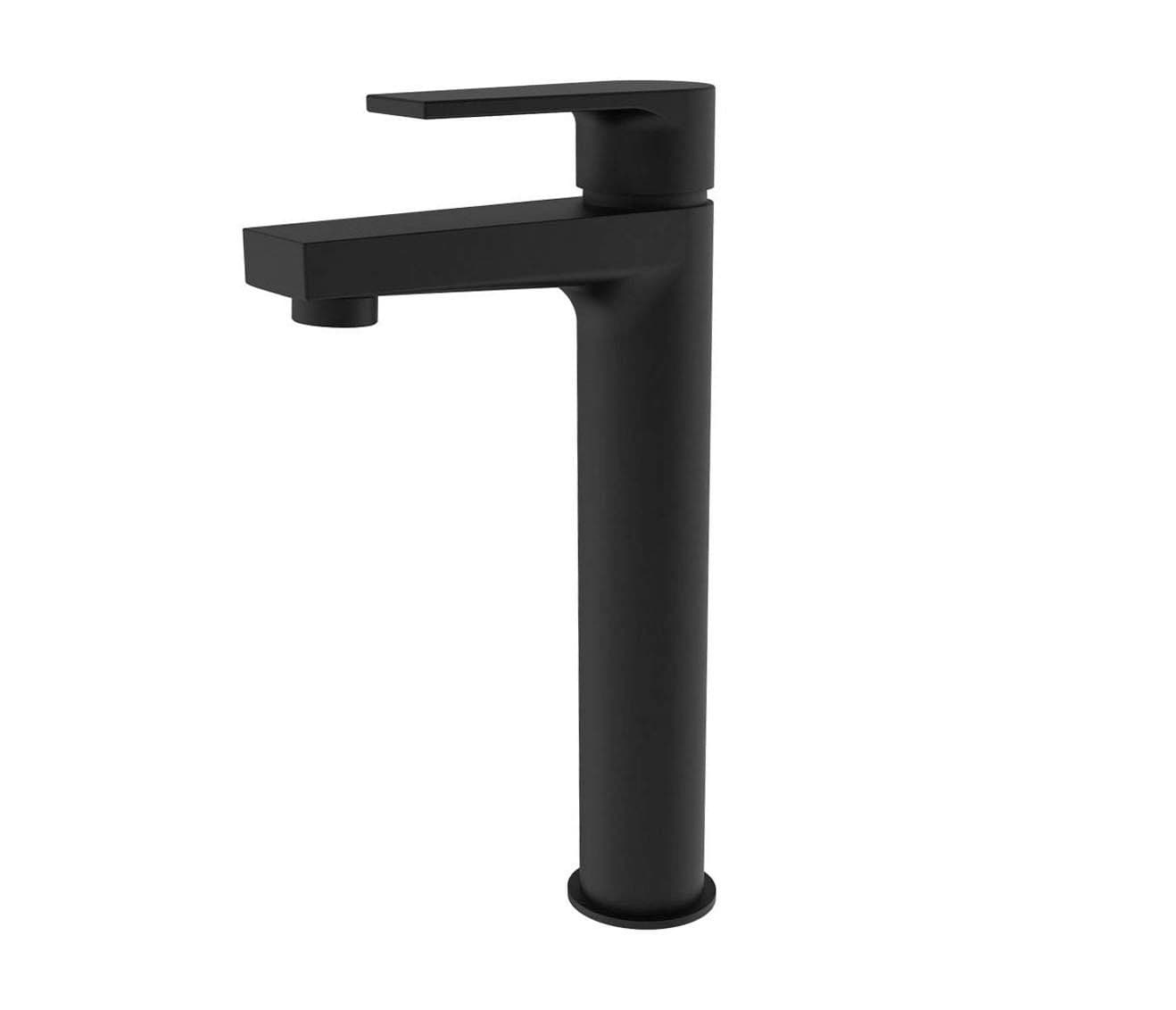 CREAVIT SHARP MITIGEUR DE LAVABO SURÃ‰LEVÃ‰ - NOIR MAT vue 1