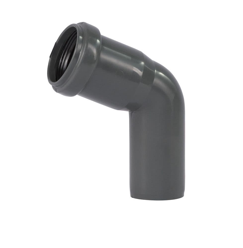 Ostendorf Kunststoffe HT-Safe B coude 67° PP D 75 mm gris vue 1