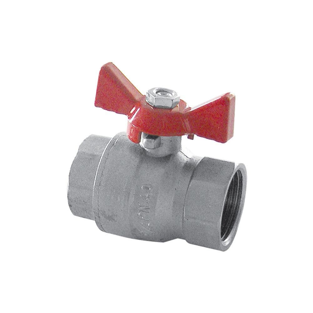 robinet à bille passage intégral manette papillon 3/8" FF vue 1