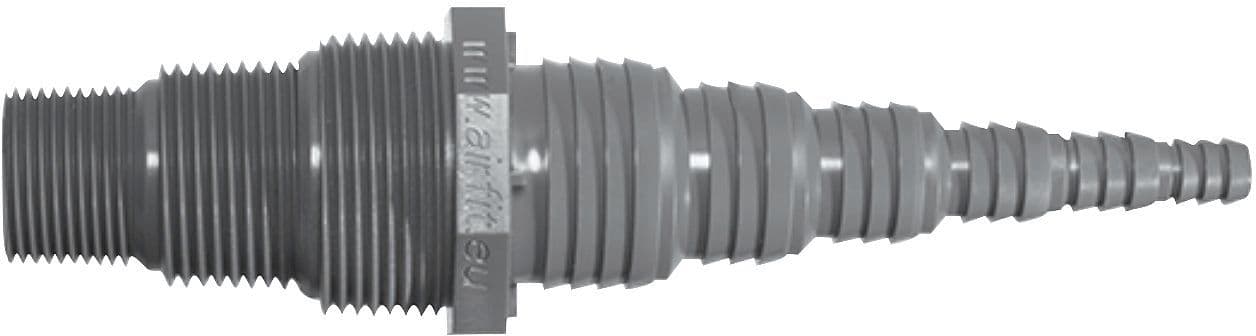 UNIVERSELE POMPNIPPEL PVC 3/4"-1"-5/4" vue 1