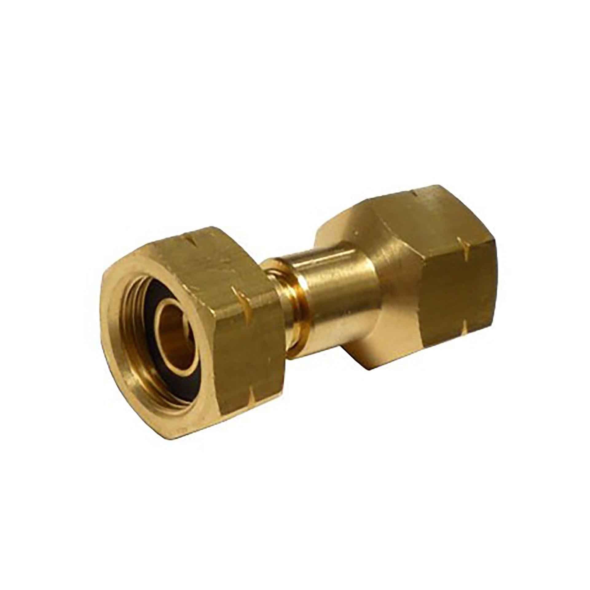 45387-Tussenstuk pol F Moer / écrou type Shell  45387 vue 1