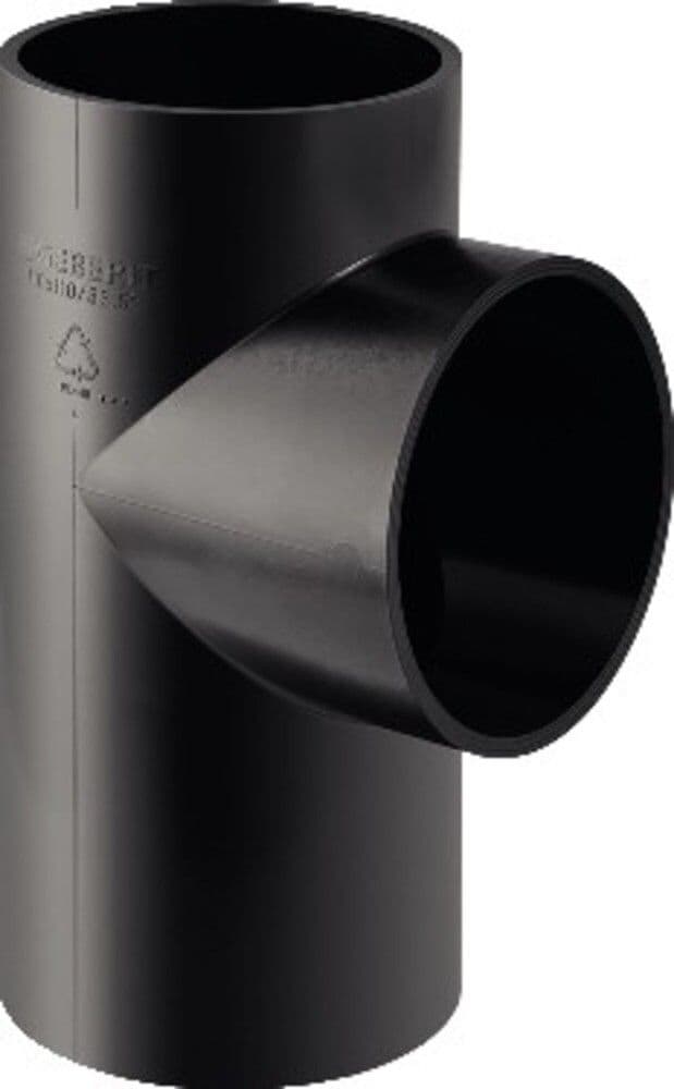 Geberit décharge PE Té simple 88,5° d=160mm, d =160mm vue 1