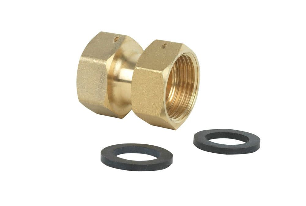 Altus 2-delige rechte koppeling met losse moer DN 20 4/4"F x 4/4"F vue 1