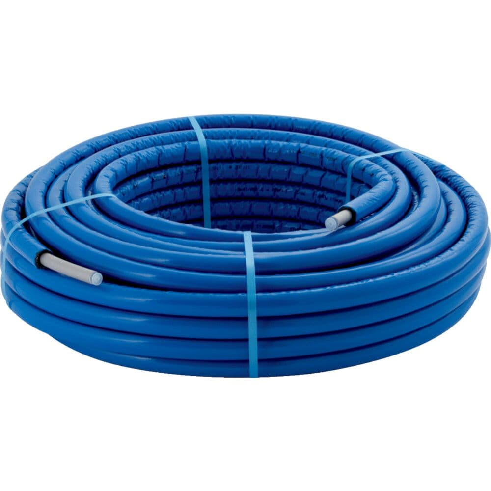 Geberit FlowFit tube multicouche isolé bleu D25 rouleau 25m vue 1