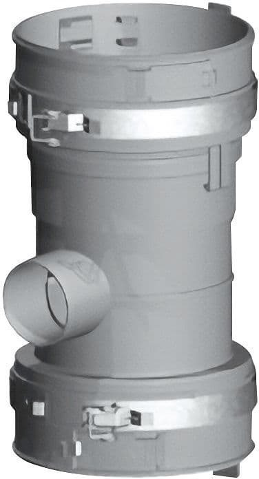 T-AANSLUITSET PP VOOR MULTIFLEX CLV VOOR RENOVATIE 130-60MM vue 1