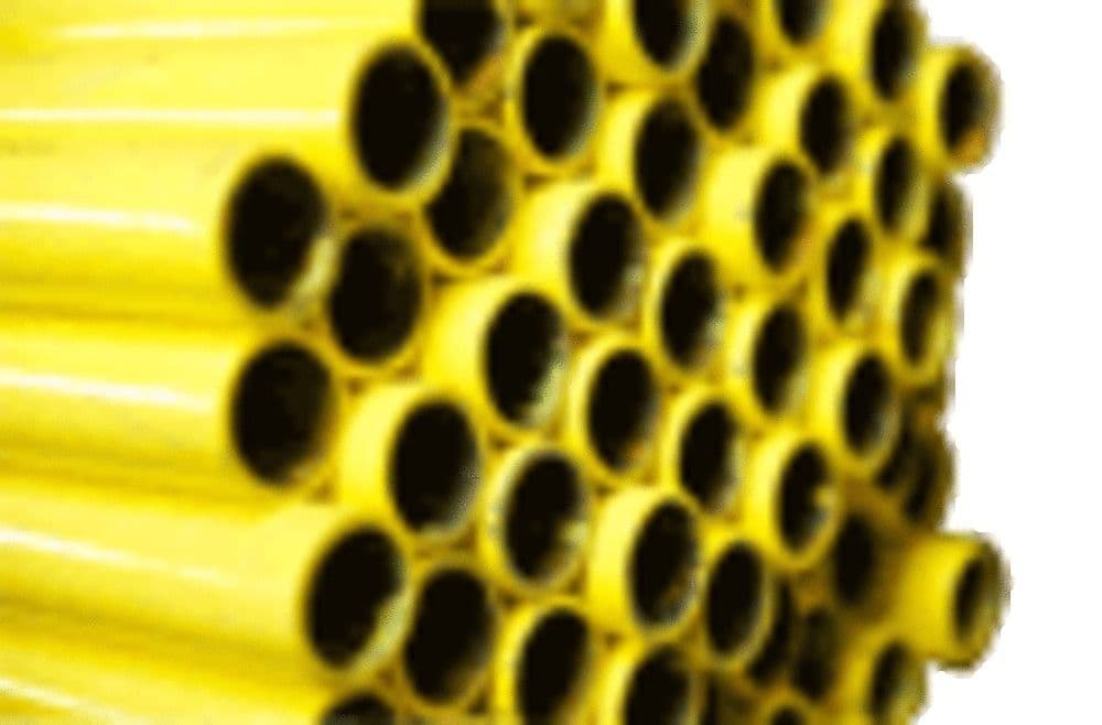 Van Marcke tube gaz 4/4" L 6m soudage couche poudre jaune EN10225/DIN 2440 vue 1