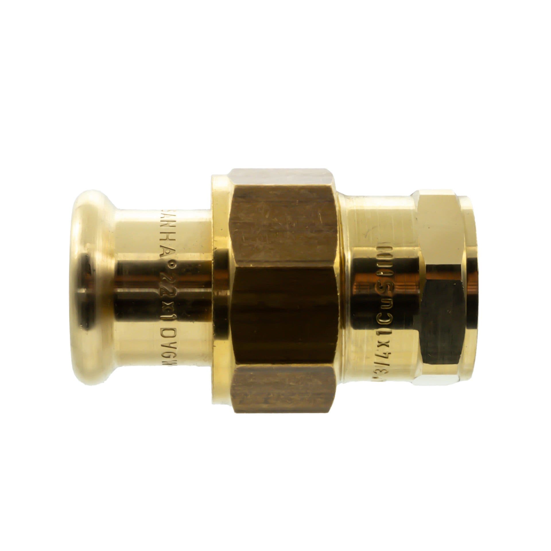 "RACCORD UNION JOINT PLAT 7330 1""FX22 (RÉF SANHA 8330G 1""X22)" vue 1
