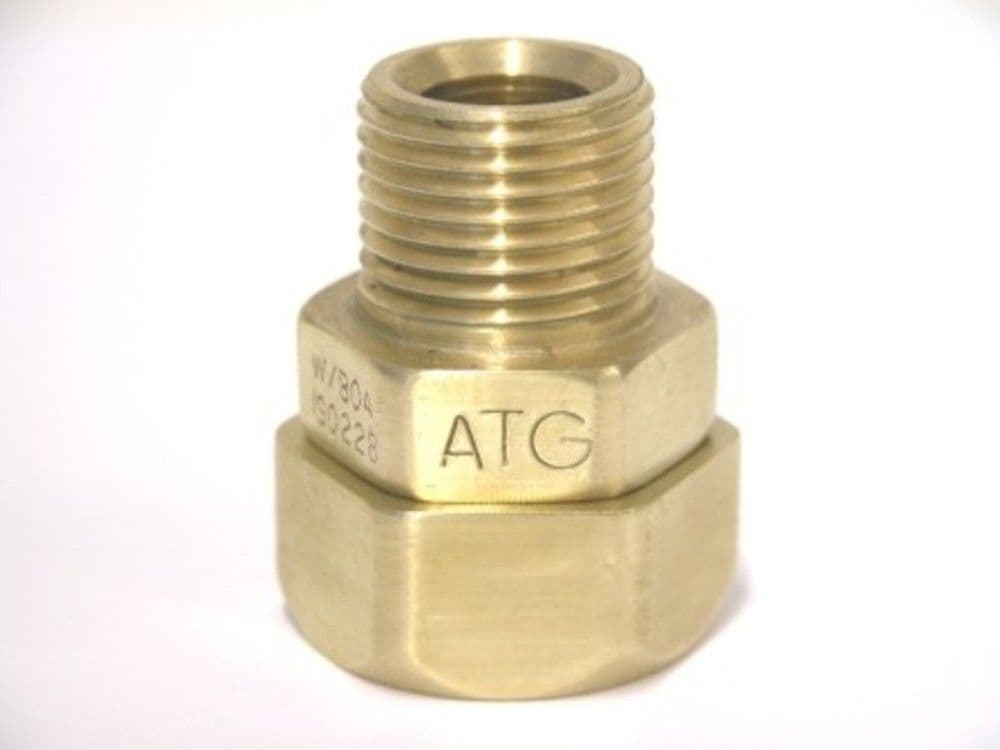 Boagaz PLT raccord laiton chromé D 15 x 3/4" M vue 1