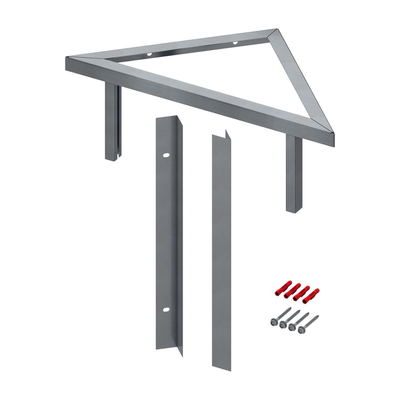 TECE WANDBEVESTIGING VOOR 90° WAND-HOEKMONTAGE VAN WC-INBOUWFRAMES vue 1