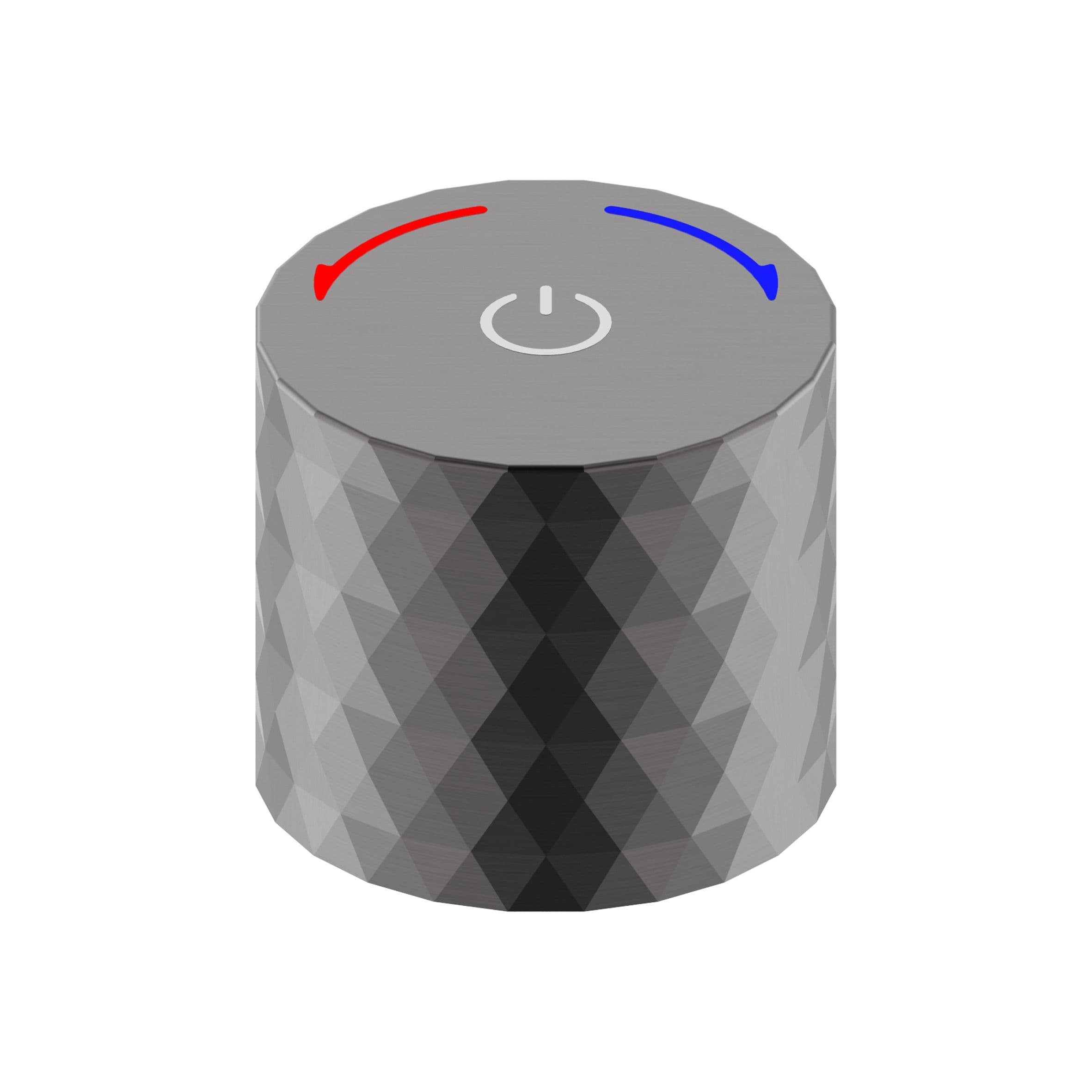 ALONI FLOW DRUKKNOP INBOUWKRAAN - GUNMETAL vue 1