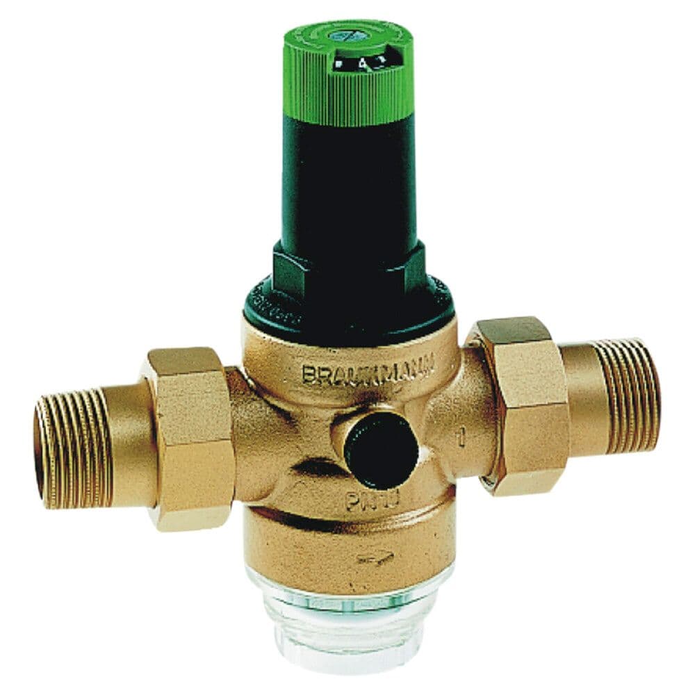 Resideo drukverminderaar met instelknop 4/4" vue 1