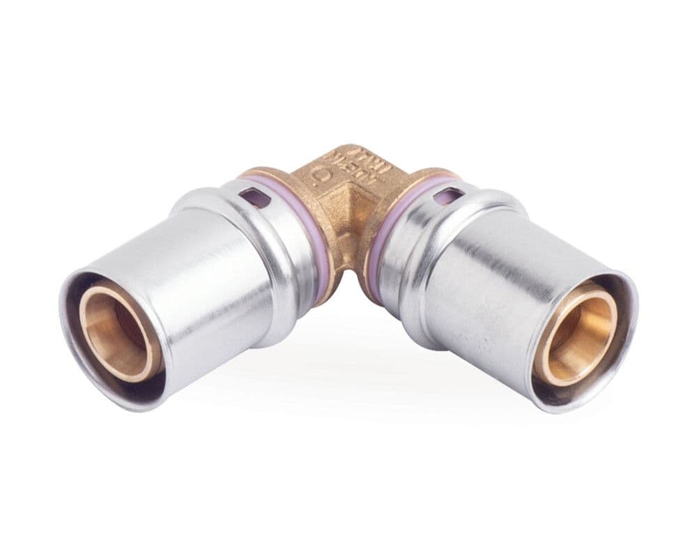 SYSTEMPEX elbow 90° tube alu fitting à sertir 16-16 vue 1